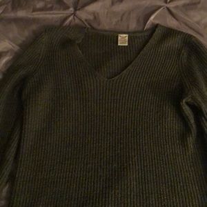 Olive green sweater
